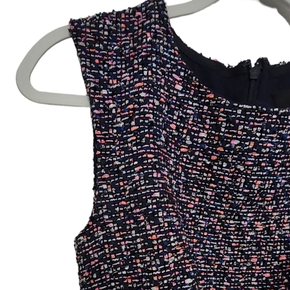 J Crew Womens A-Line Confetti Tweed Sleeveless Dress Size 000. - Picture 9 of 12